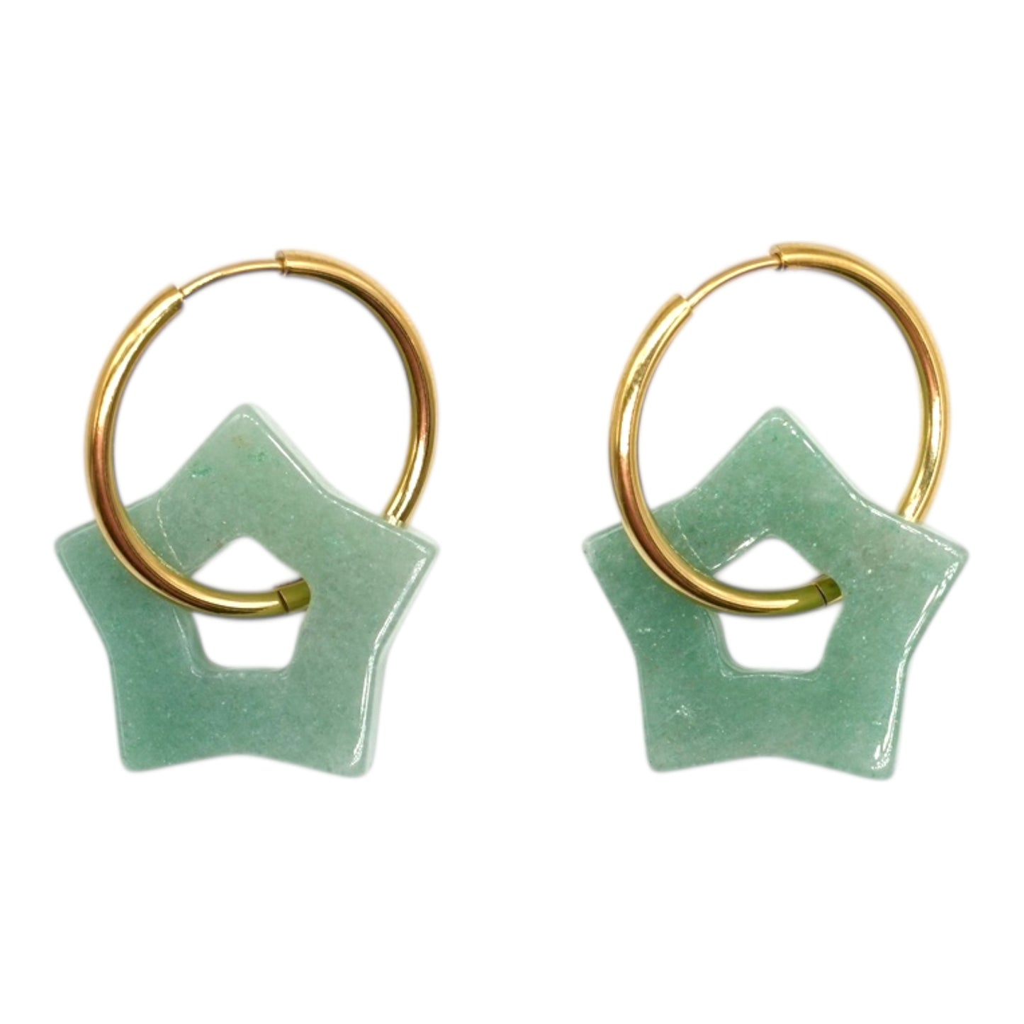 Lot de 2 charm’s Etoile pour boucle d’oreille (Créole non comprise) (2 tailles disponible)