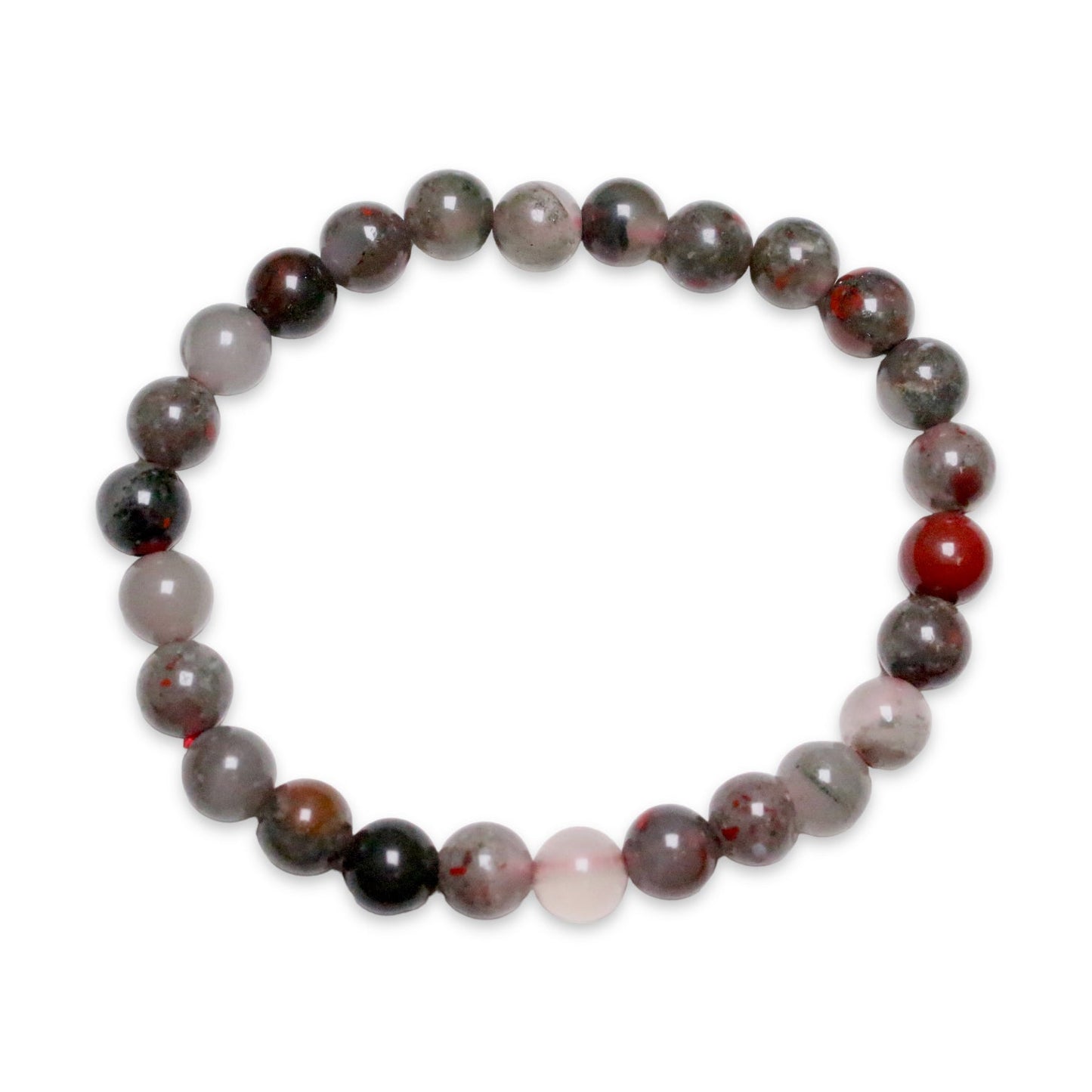 Bracelet Jaspe héliotrope A taille homme