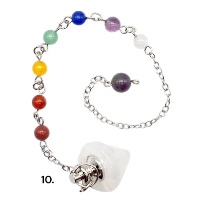 Pendule forme toupie (10 pierres disponible)