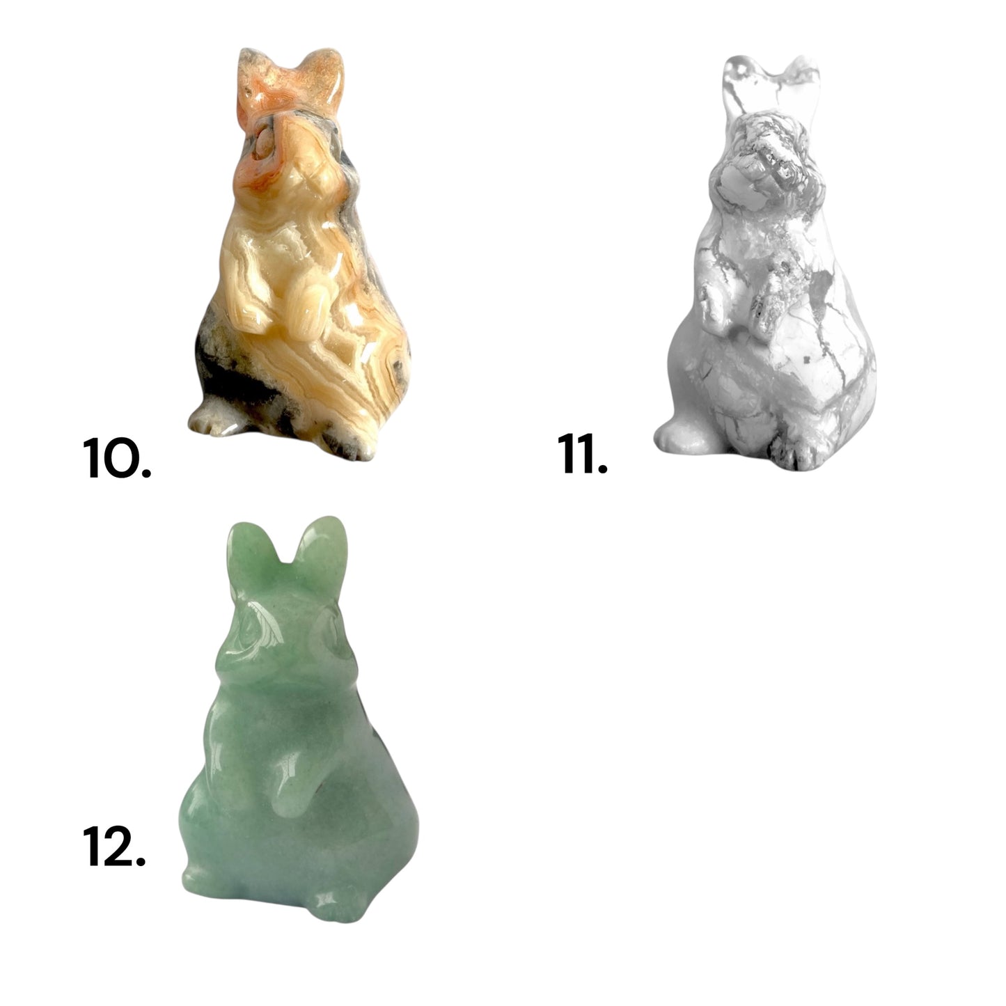 Rabbit Figurine 2x5 cm (12 stones available)