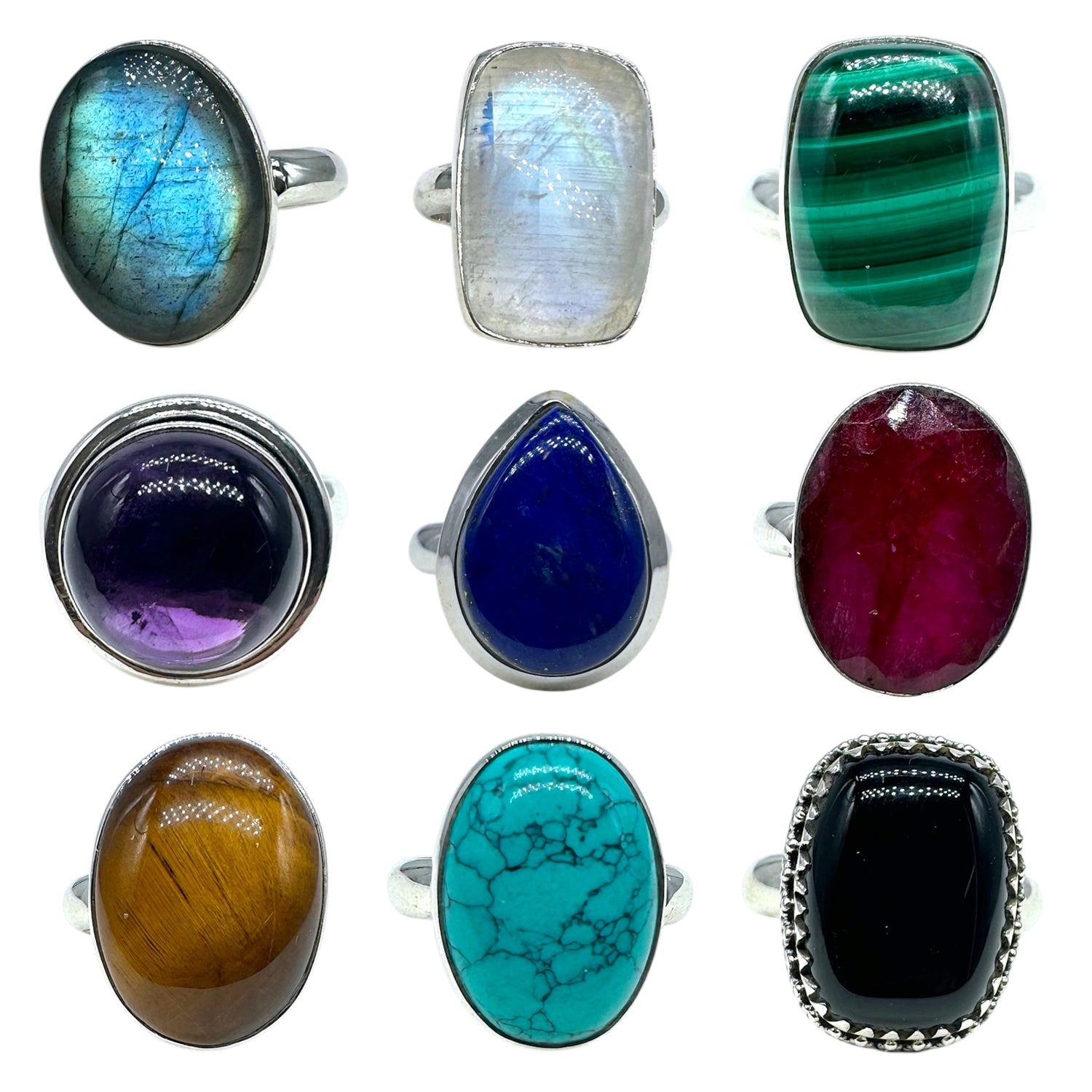 Bague réglable Argent 925 modèle aléatoire - Foliesbijoux