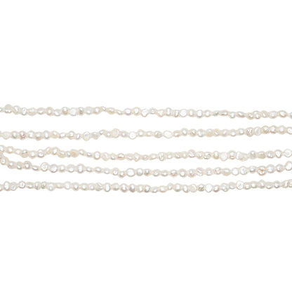 Fil de perle d’eau douce 3-4 mm [24]