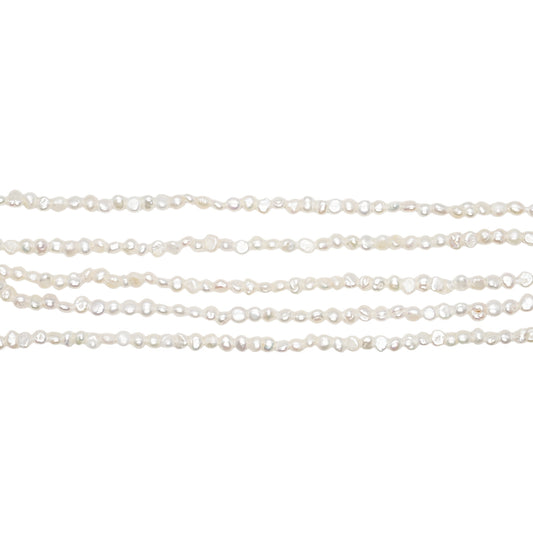 Fil de perle d’eau douce 3-4 mm [24]
