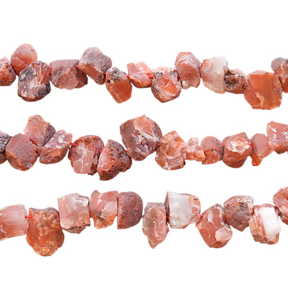 Fil de pierre forme libre brute Agate Botswana 15x20 mm (référence 57)