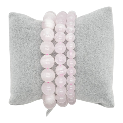 Bracelet Mangano calcite rose AA
