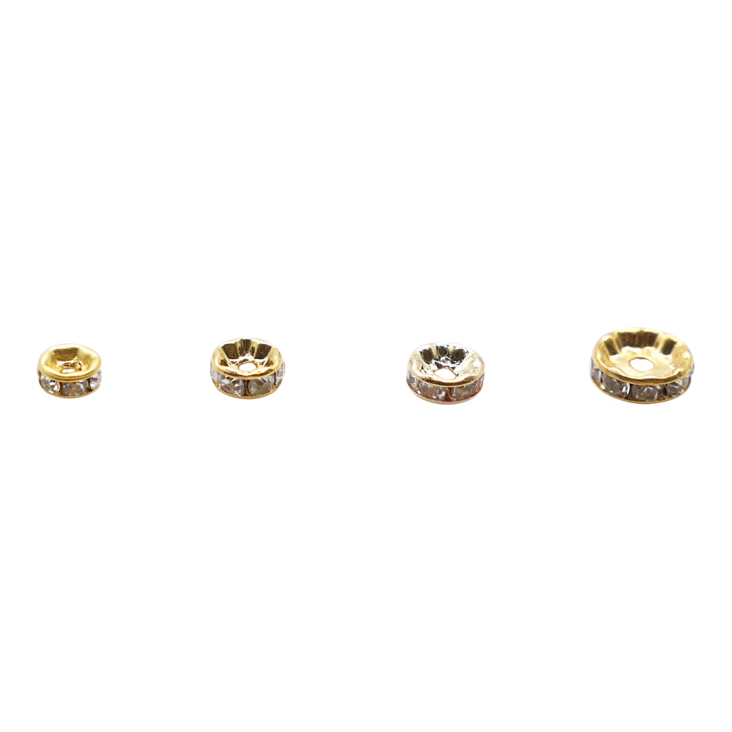 Set of 20 gold-plated brass spacer charms (17 designs available)