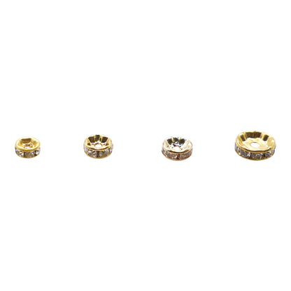 Set of 20 gold-plated brass spacer charms (17 designs available)