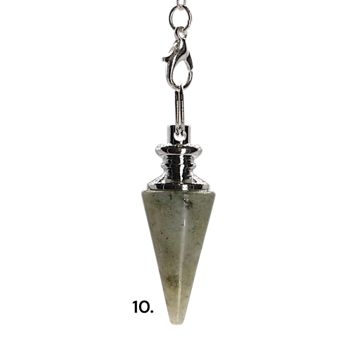 Pendule forme petit cone (11 pierres disponible)