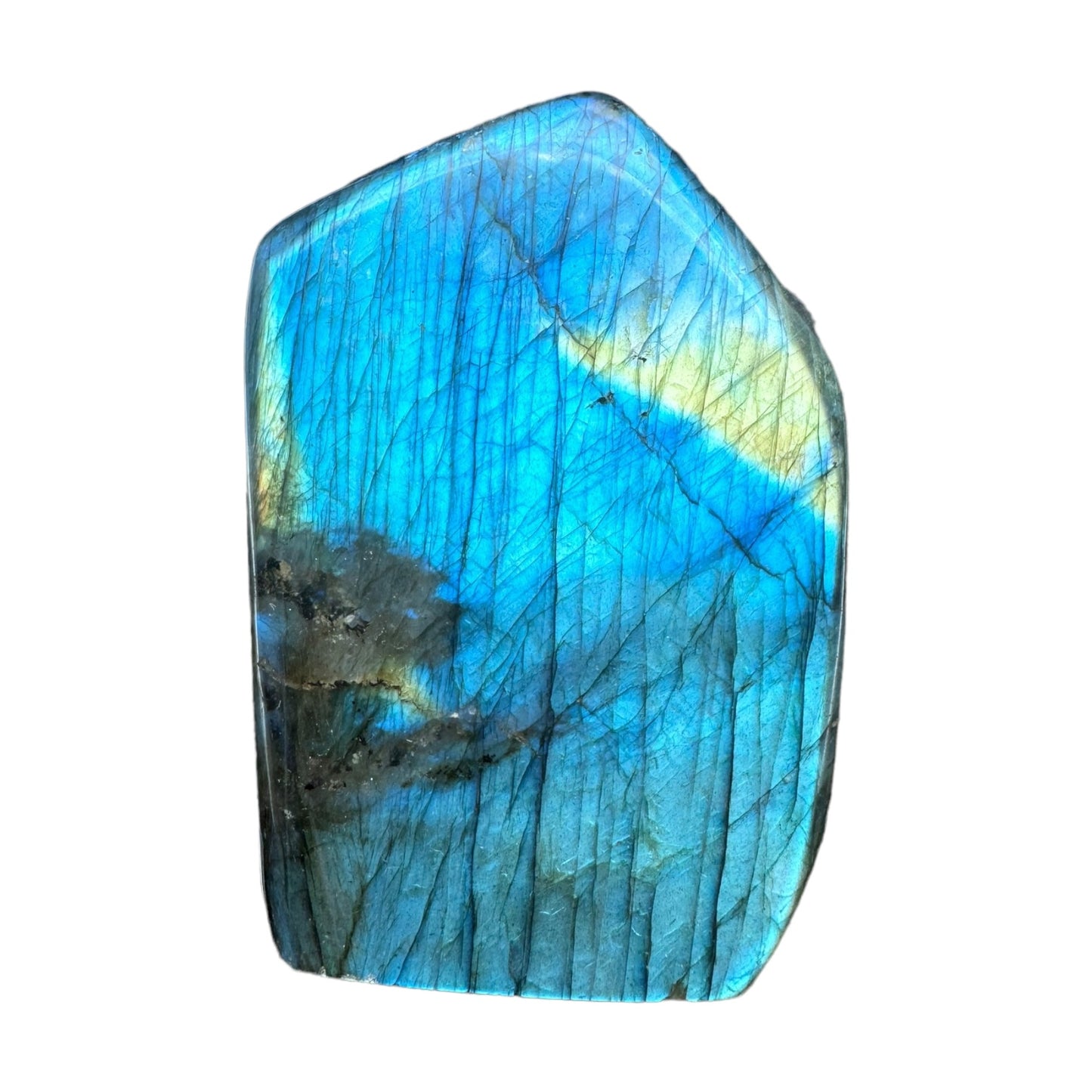 Labradorite flashy forme libre AAA (Lot 23) 604g 10x7x5cm