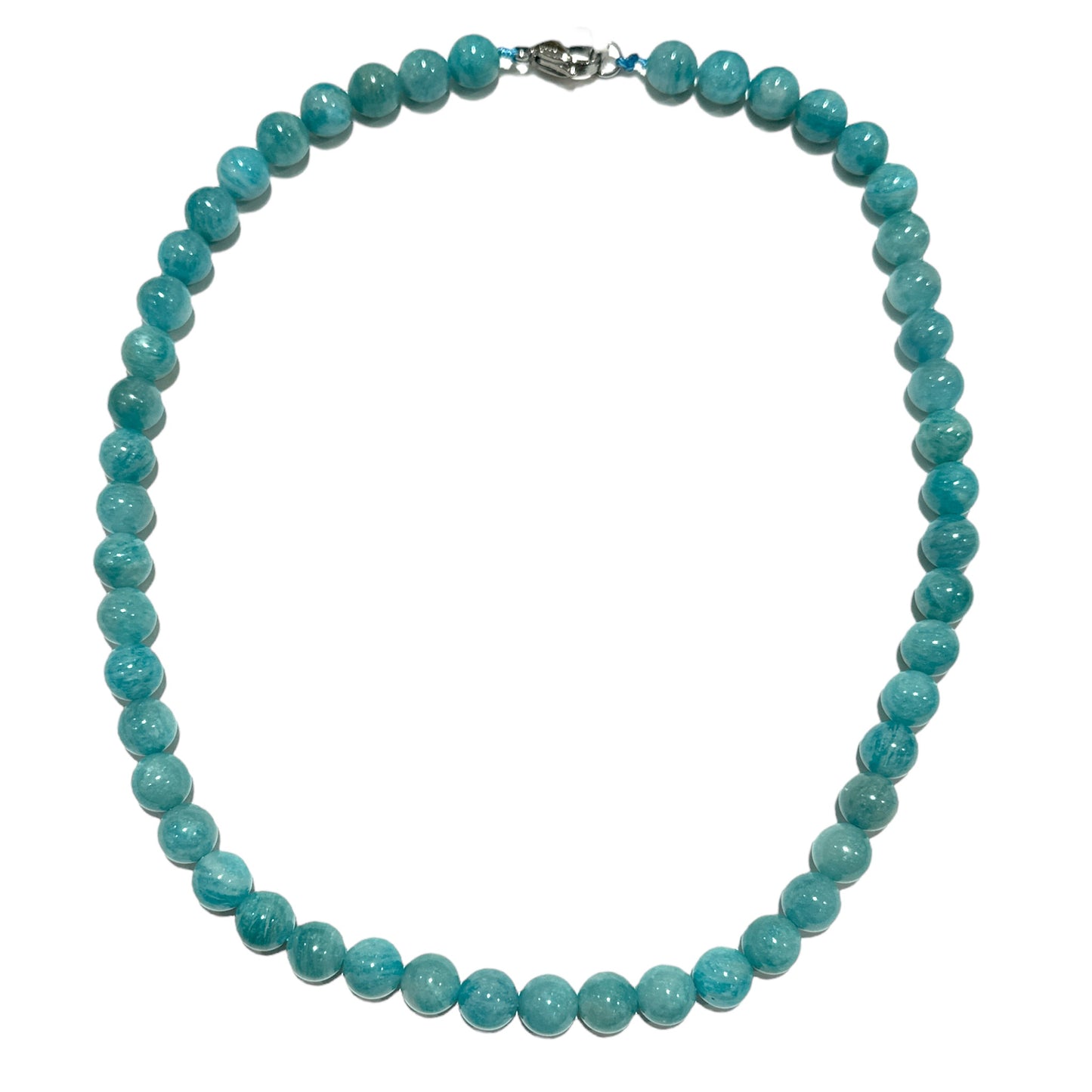 Collier boule Amazonite du Perou A