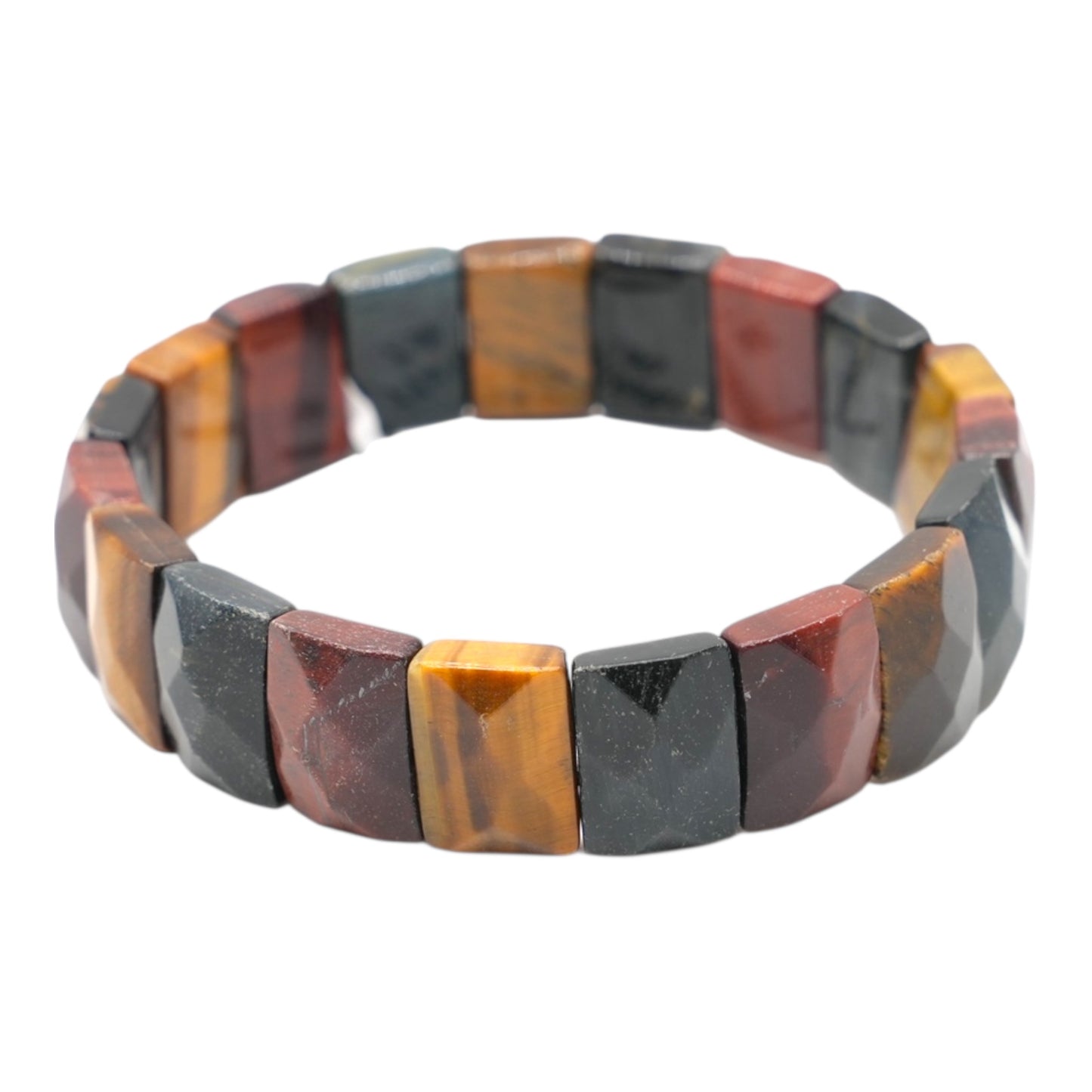 Bracelet facetté AA+ 11x15 mm rectangulaire (17 pierres disponibles) #6