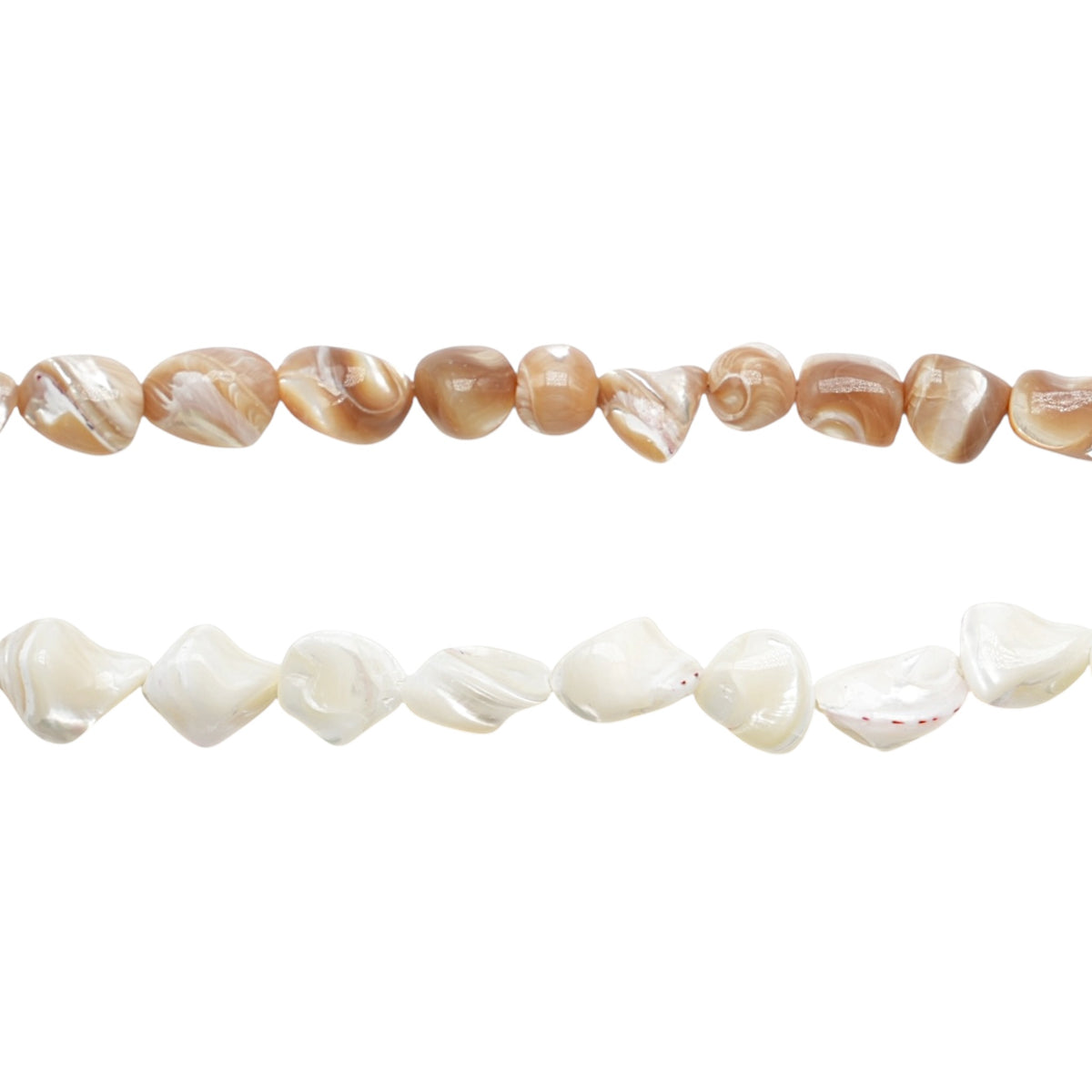 Fil de perle Nacre 15x20 mm