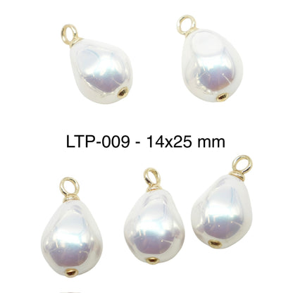 5 Gold-Plated Stainless Steel Charms/Pendants (6 models available)