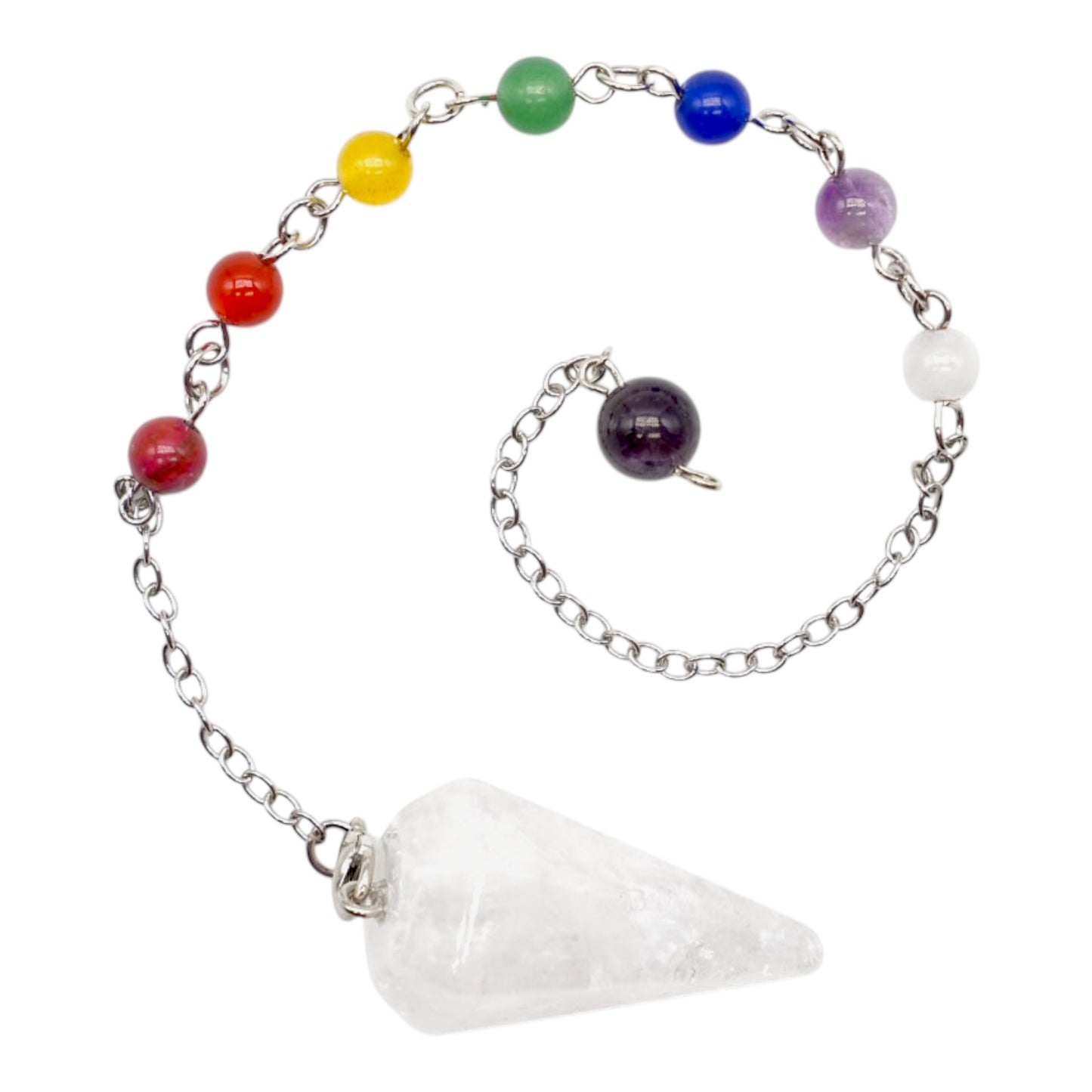 Pendule forme grand cone (8 pierres disponible)