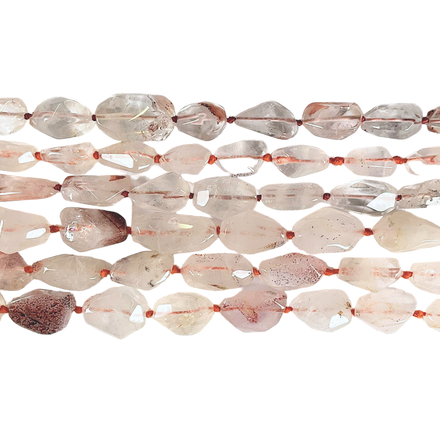 Fil forme libre de Quartz rutile rouge