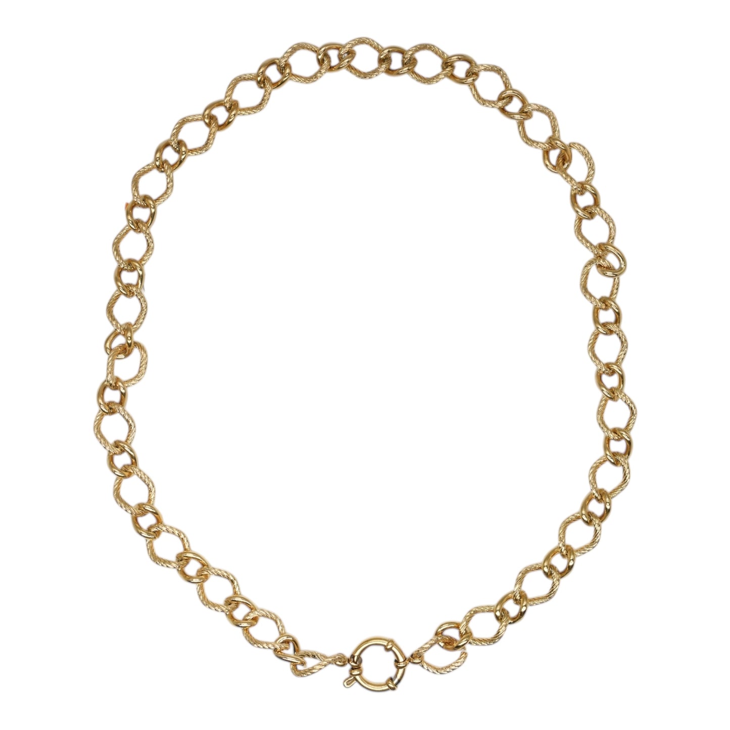 Chaîne de collier fermoir boué en acier inoxydable CHD-14