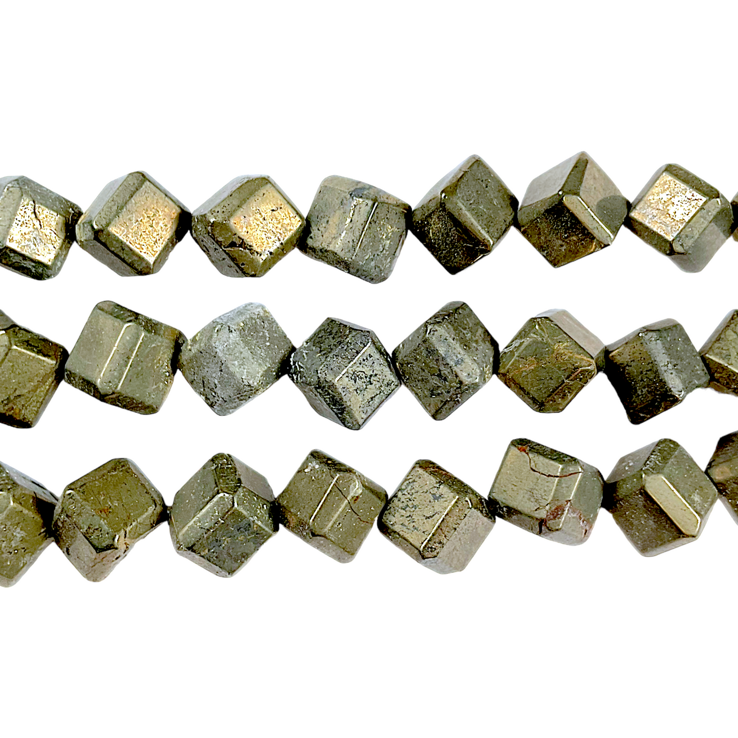 Fil de perle pyrite 8 mm P-6 A