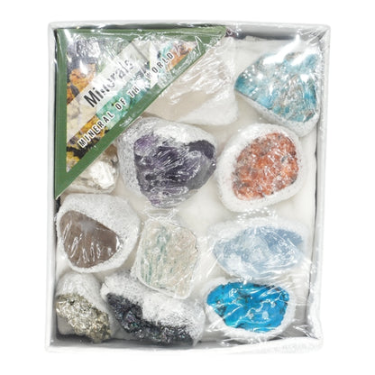 Boîte de pierres mix 8,5x10x3,5 cm N°36