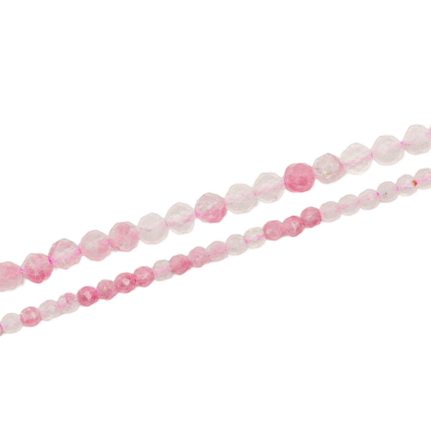 Fil Rhodocrosite du Brésil A en perle facetté