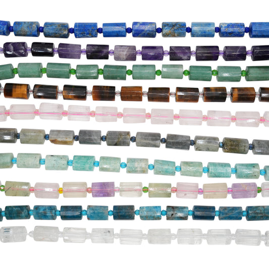 Fil de perle 10x14 mm en pierre naturelle (10 pierres disponible)