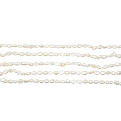Fil de perle d’eau douce 3-4mm [16]