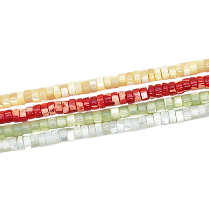 Fil de perle Heishi 4x2 mm en nacre