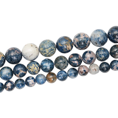 Blue Spinel Bead Strand AA