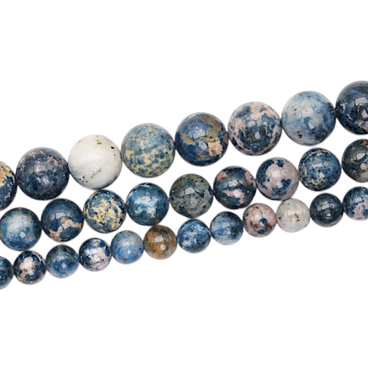 Fil de perle Spinelle bleue AA