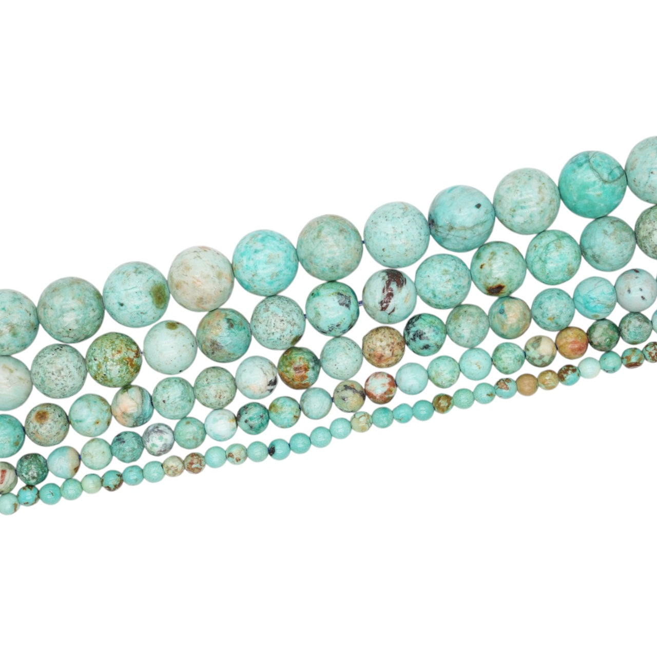 Fil de perle Turquoise du Pérou AAA