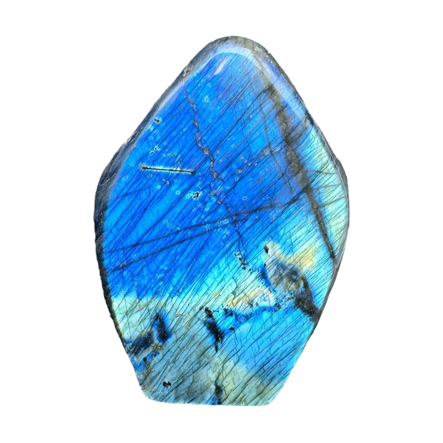 Labradorite flashy forme libre AAA (Lot 29) 725g 11x8x5cm