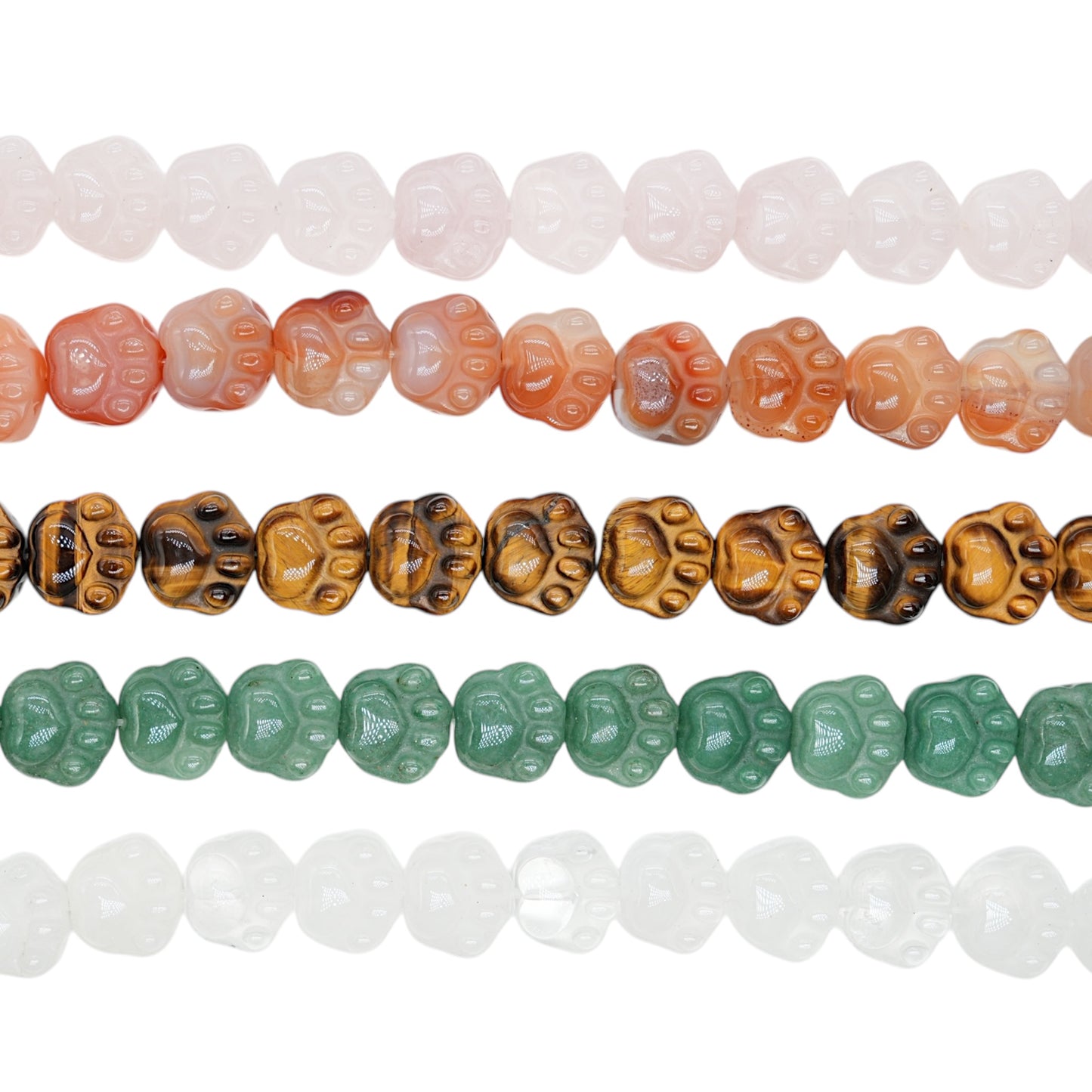 Fil patte de chat en pierre naturelle référence 32 — 15 mm (8 pierres disponible)