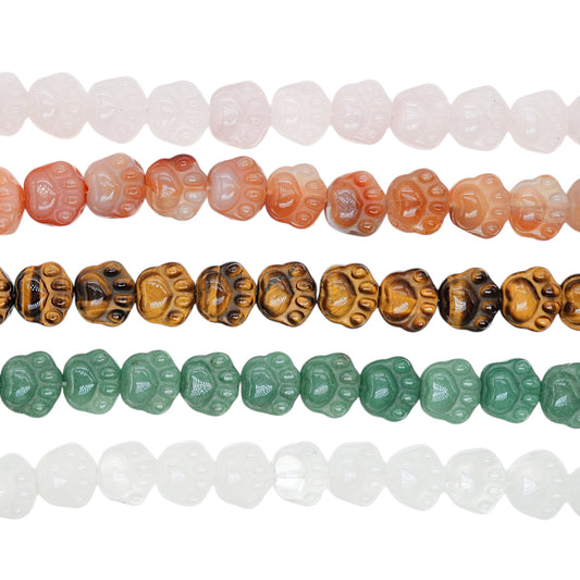 Fil patte de chat en pierre naturelle référence 32 — 15 mm (8 pierres disponible)