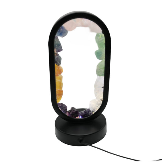 Lampe en pierre naturelle ovale