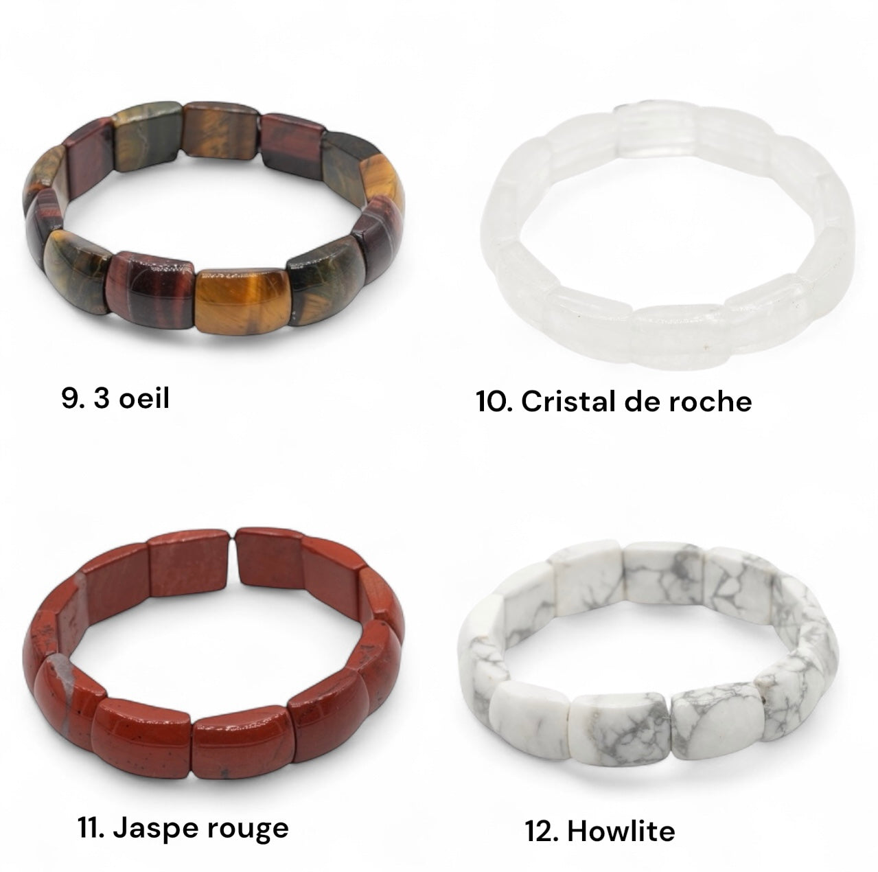 Bracelet AA+ 14x18x7 mm (12 pierres disponible) #5