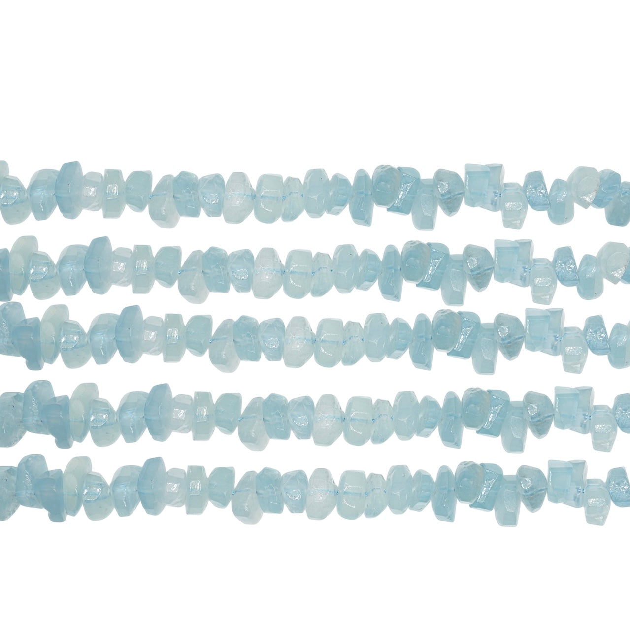 Fil de perle Aiguë marine AAA