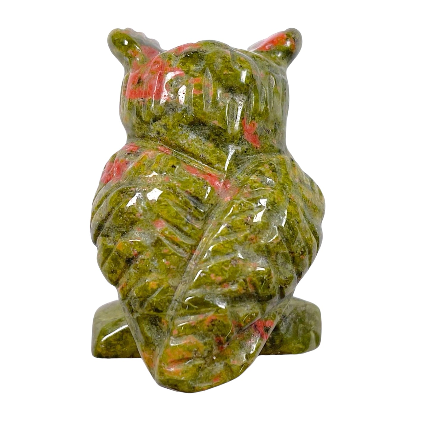 Figurine Hibou en Unakite