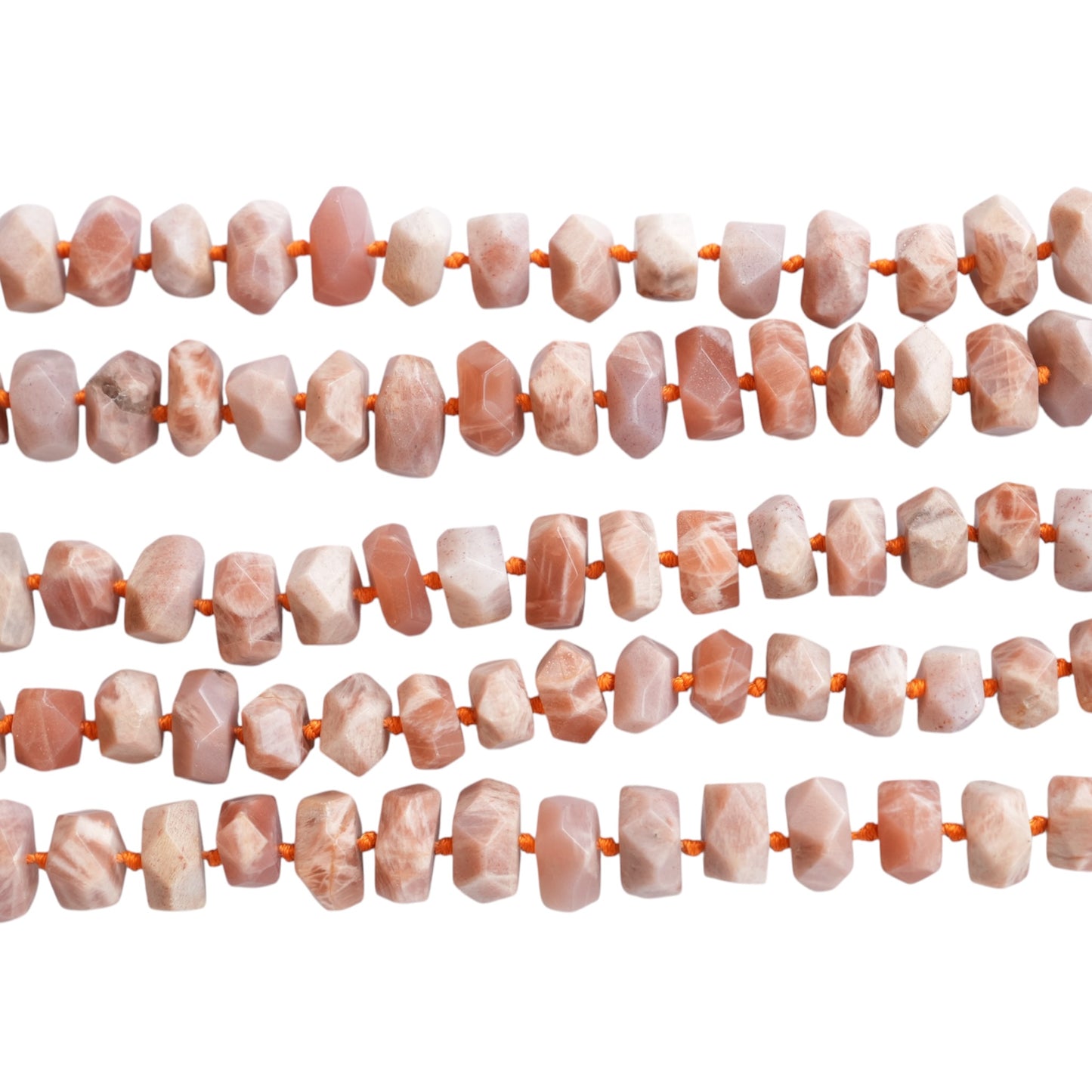 Fil de perle forme libre Pierre de Soleil 15x12 mm (référence 54)