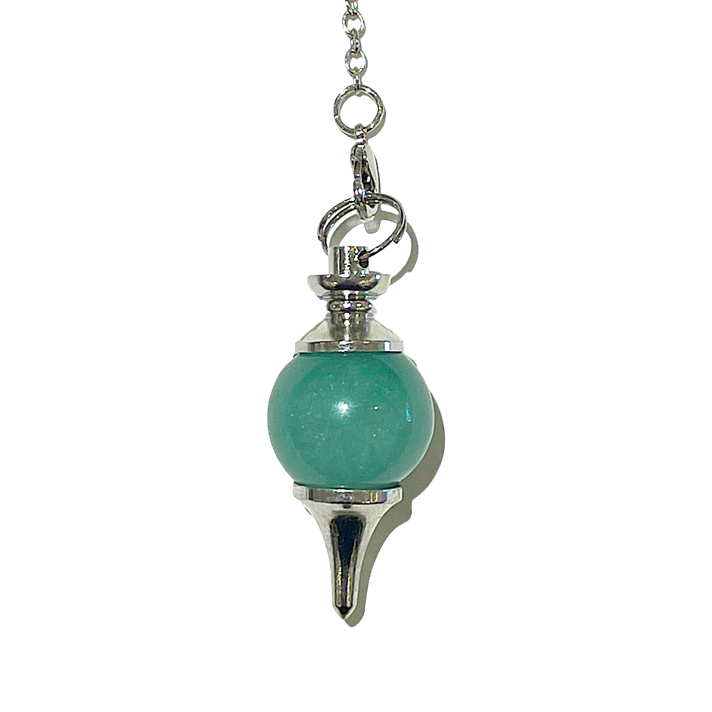 Pendule Aventurine verte forme boule