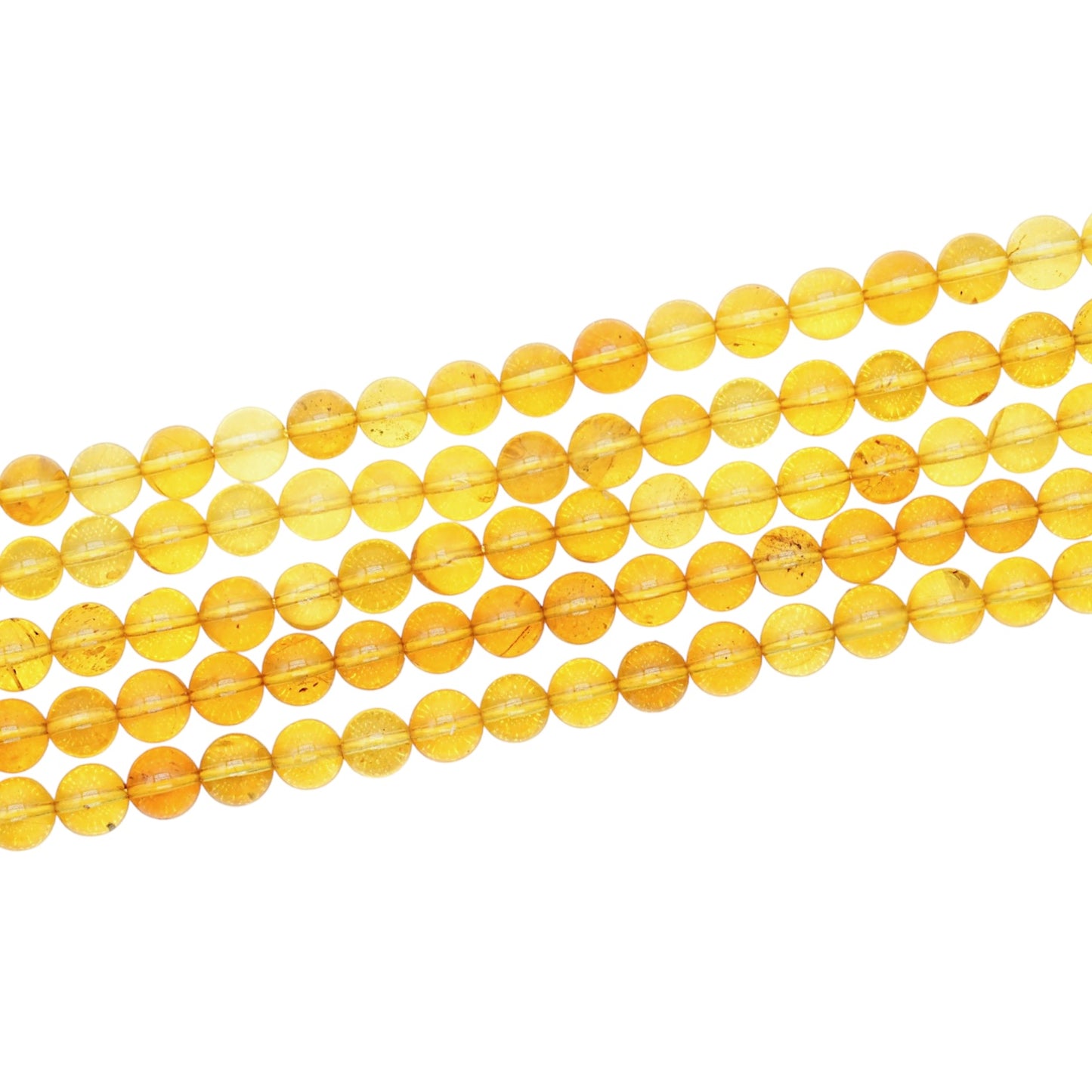 Fil de perle ambres baltiques A+ (couleur 9)