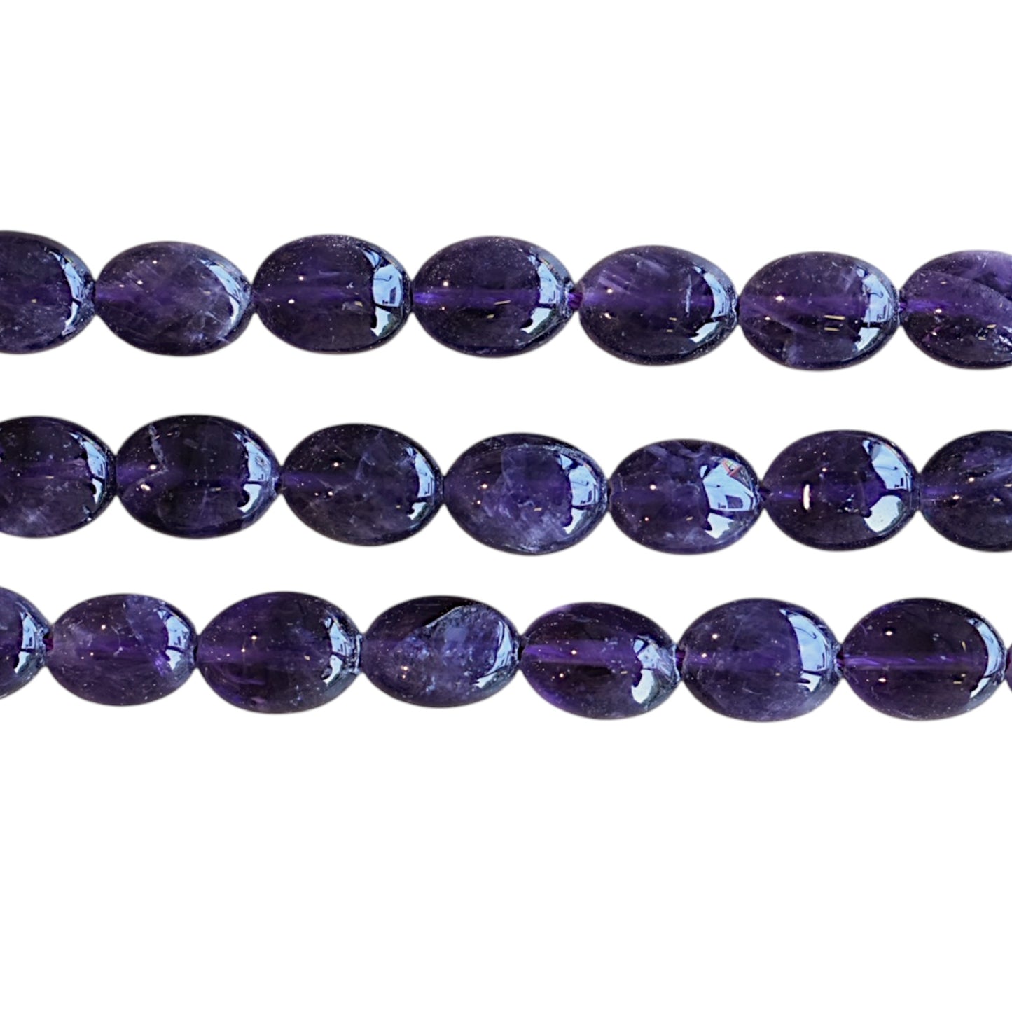Fil de perle forme libre Améthyste 12x16 mm (référence 127)