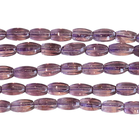 Fil de perle forme libre Améthyste lavande 6x12 mm (référence 128)