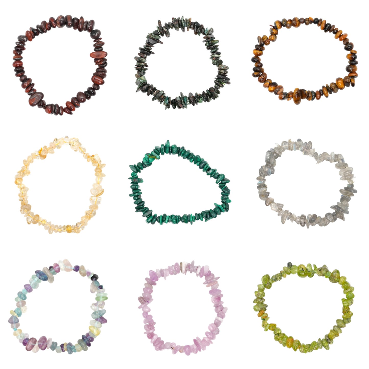 Bracelet baroque (42 pierres naturelles disponible)