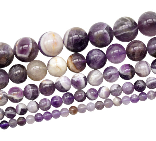 Chevron Amethyst Pearl Draht