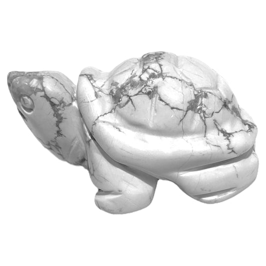 Figurine Tortue en Howlite taille moyenne