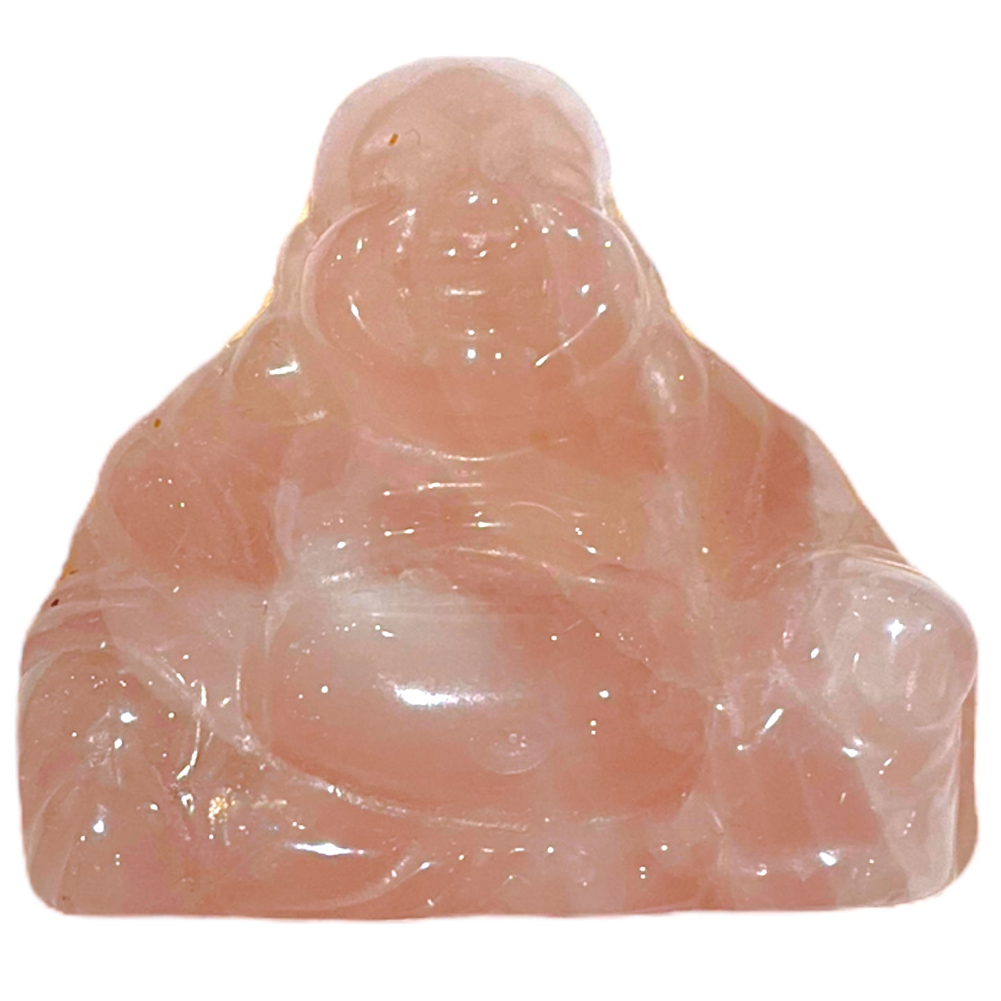 Bouddha en Quartz rose