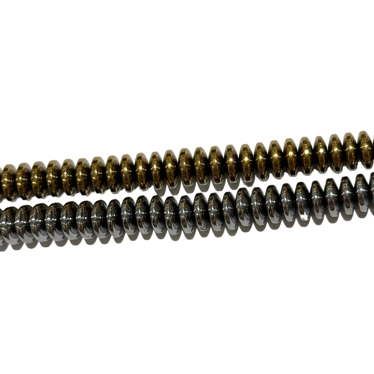 Fil de perle Hématite electroplaquée 8mm HEA-23G / HED-23G