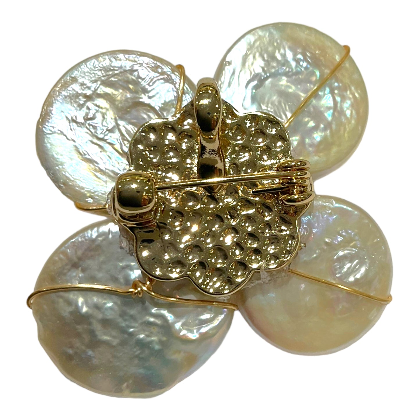 Broche fleurie