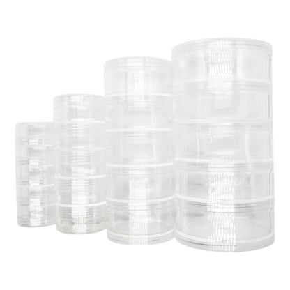 Lot de 4 boites à rangement avec taille différente 3 cm/3.5 cm/5 cm/7 cm