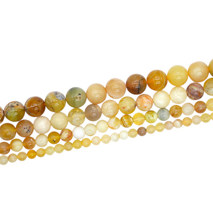 Yellow Opal Beads Strand AA