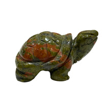 Load image into Gallery viewer, Statue Tortue en Unakite taille moyenne
